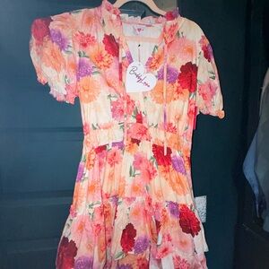 Buddy Love Kids Dress with Floral Print